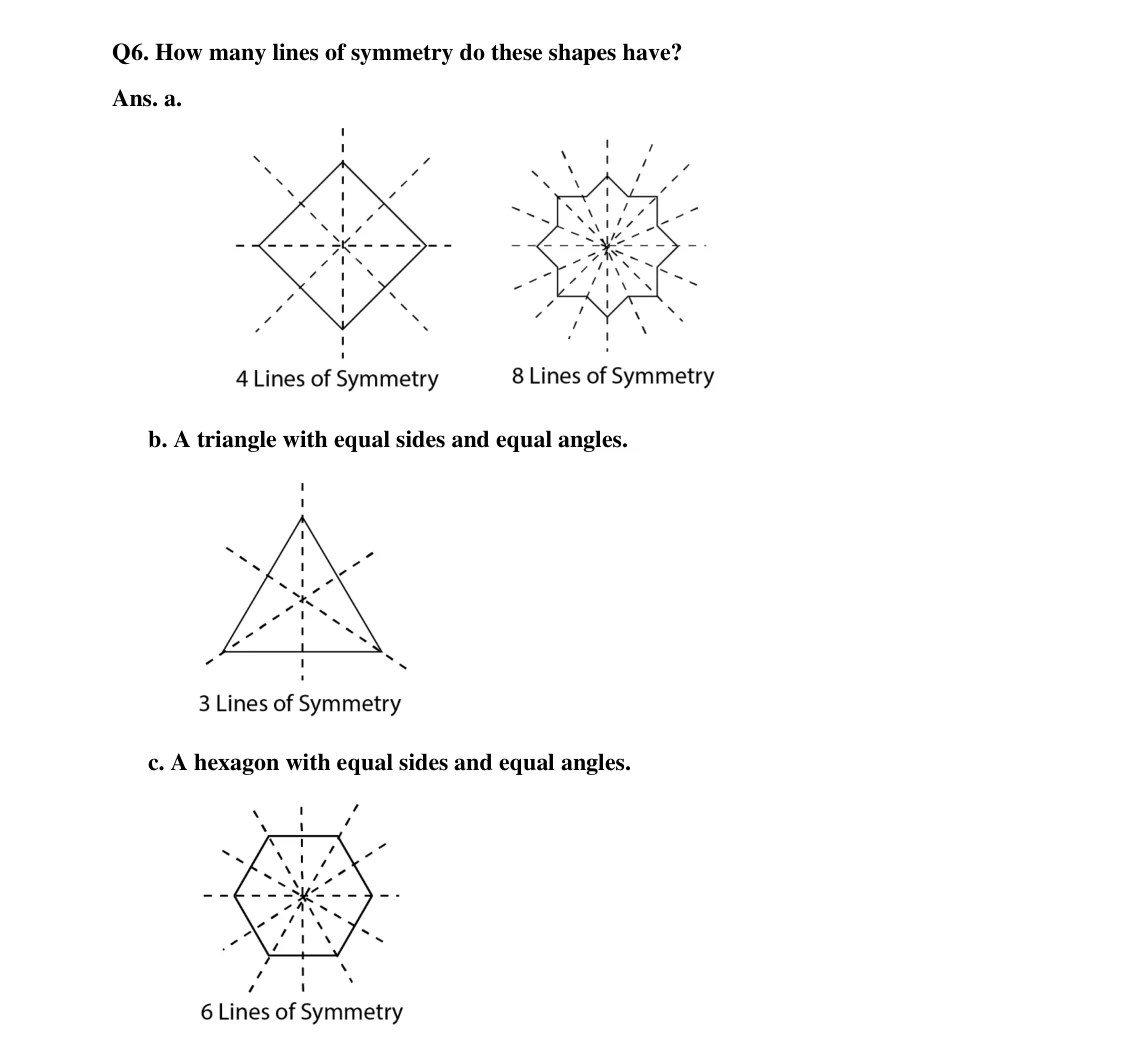 Source worked solution for Class 6 Chapter 9, question 10, part 1