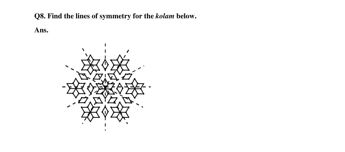 Source worked solution for Class 6 Chapter 9, question 12, part 1