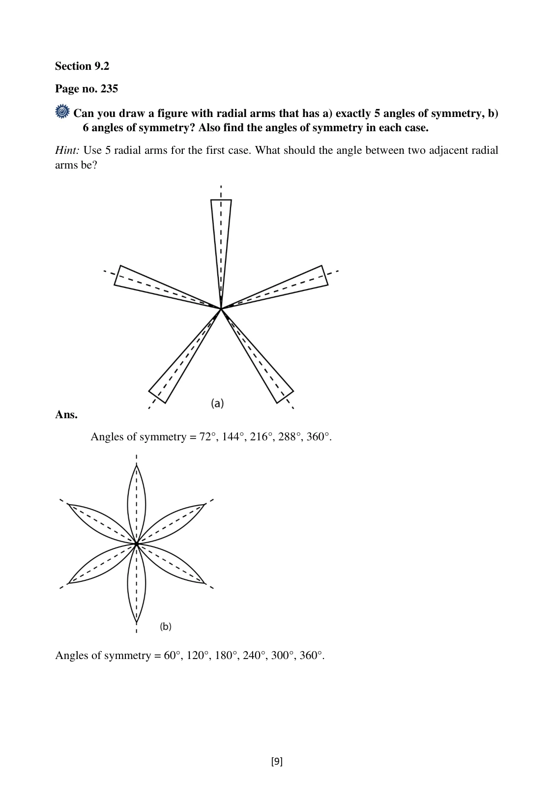 Source worked solution for Class 6 Chapter 9, question 17, part 2