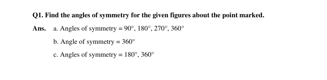 Source worked solution for Class 6 Chapter 9, question 18, part 1