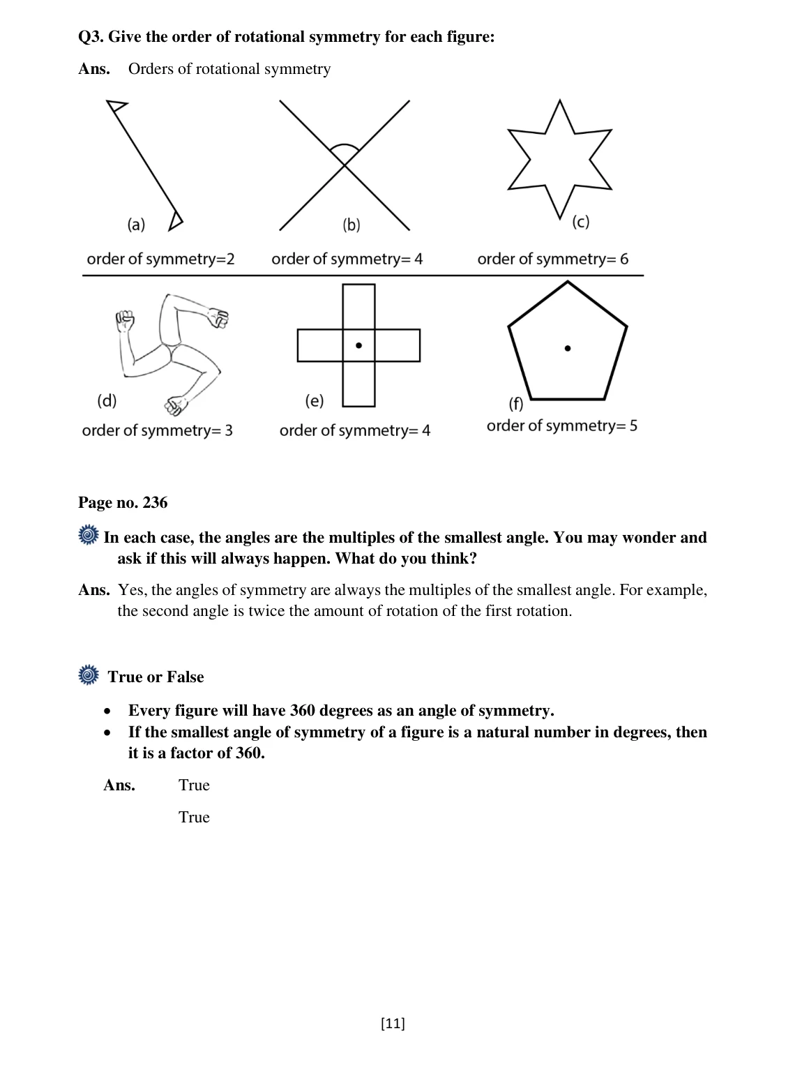 Source worked solution for Class 6 Chapter 9, question 20, part 1