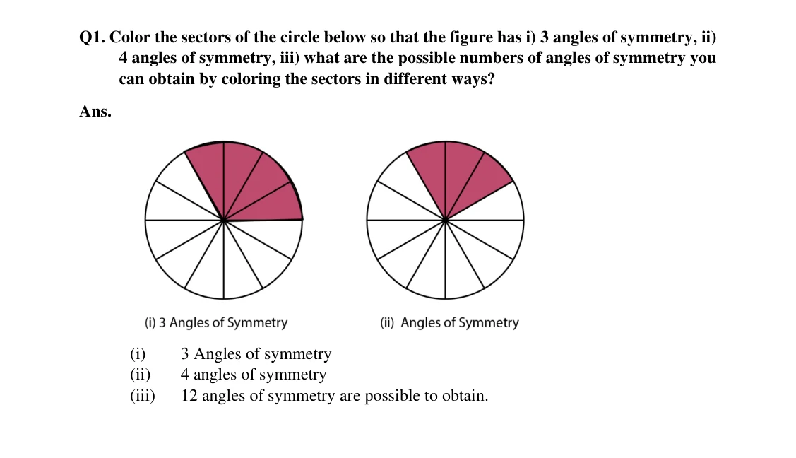 Source worked solution for Class 6 Chapter 9, question 21, part 1