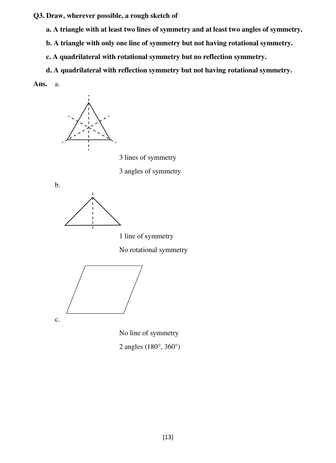 Source worked solution for Class 6 Chapter 9, question 23, part 1