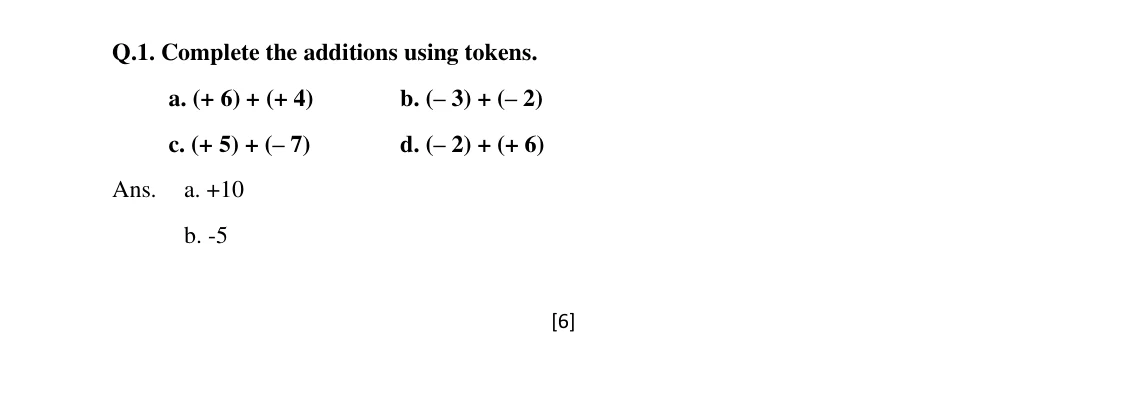 Source worked solution for Class 6 Chapter 10, question 26, part 1