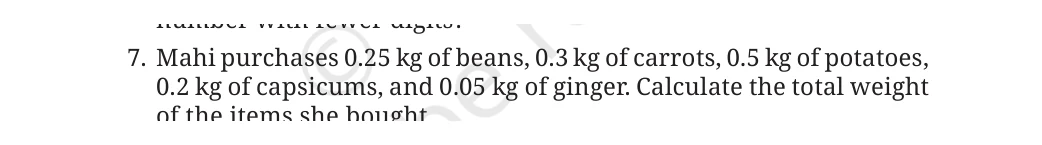NCERT Class 7 Maths Chapter 3, solved question 65
