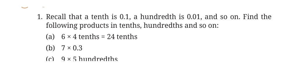 NCERT Class 7 Maths Chapter 12, solved question 1