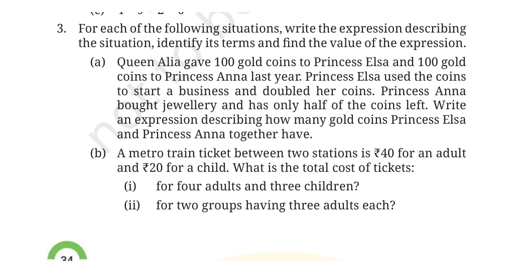 NCERT Class 7 Maths Chapter 2, solved question 24