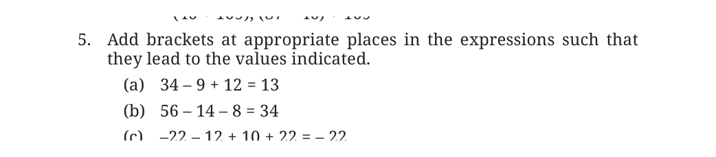 NCERT Class 7 Maths Chapter 2, solved question 30