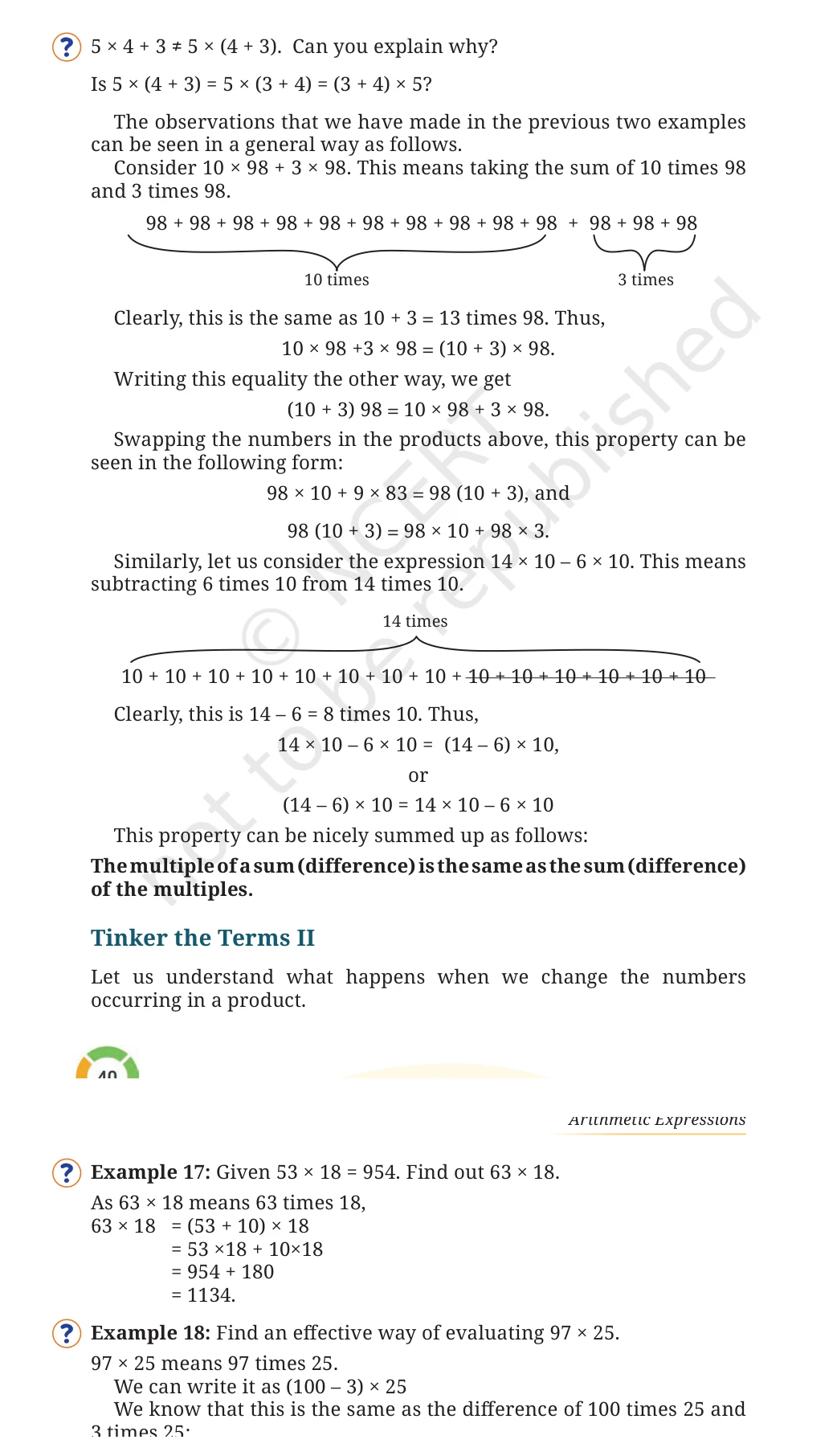 NCERT Class 7 Maths Chapter 2, solved question 37