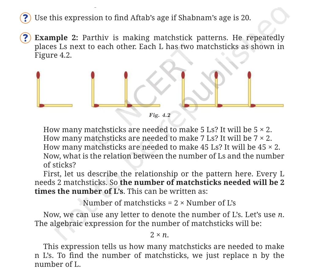 NCERT Class 7 Maths Chapter 4, solved question 2