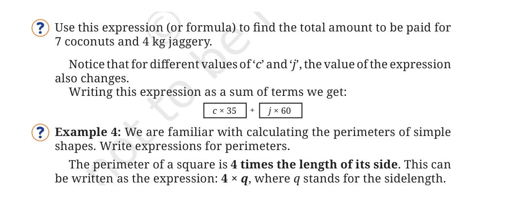 NCERT Class 7 Maths Chapter 4, solved question 4