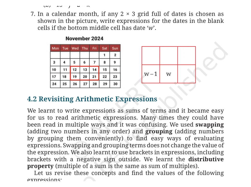 NCERT Class 7 Maths Chapter 4, solved question 12
