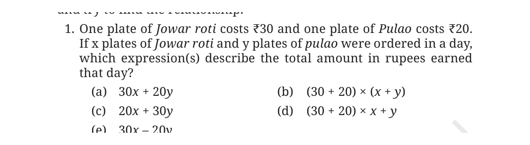 NCERT Class 7 Maths Chapter 4, solved question 65
