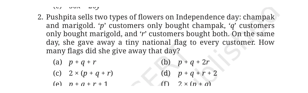 NCERT Class 7 Maths Chapter 4, solved question 66