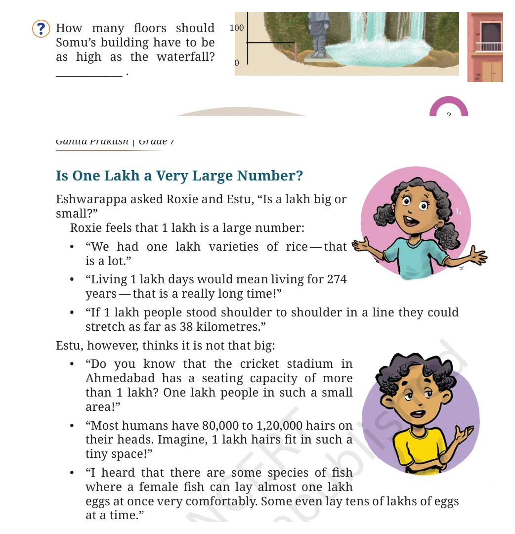 NCERT Class 7 Maths Chapter 1, solved question 10
