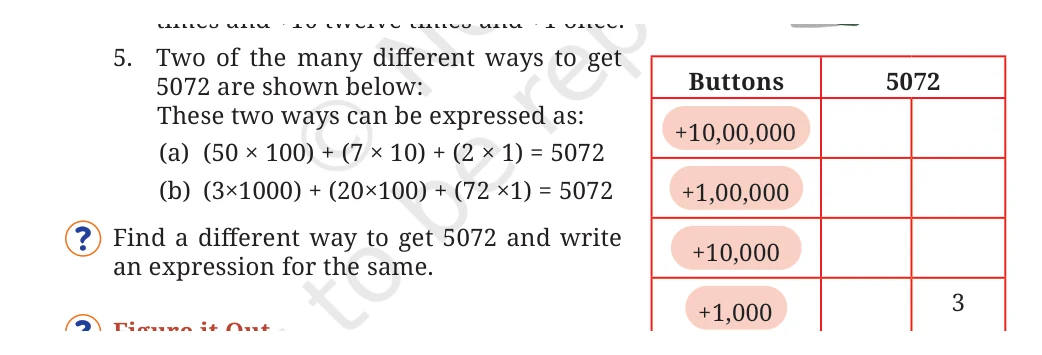 NCERT Class 7 Maths Chapter 1, solved question 18