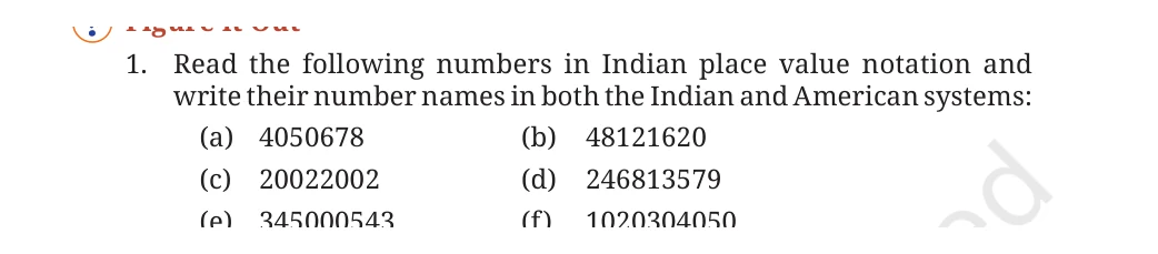 NCERT Class 7 Maths Chapter 1, solved question 28
