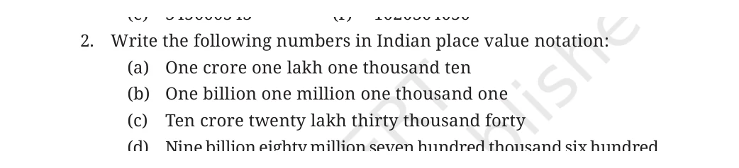 NCERT Class 7 Maths Chapter 1, solved question 29