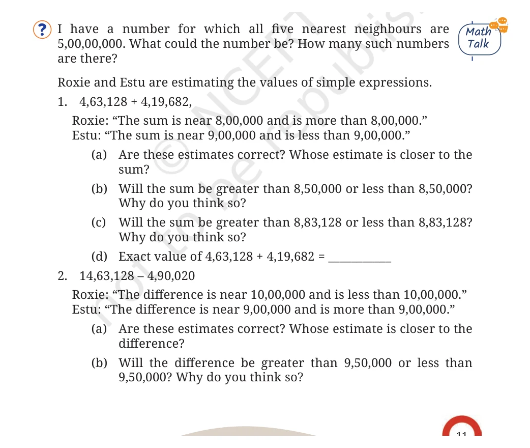 NCERT Class 7 Maths Chapter 1, solved question 33