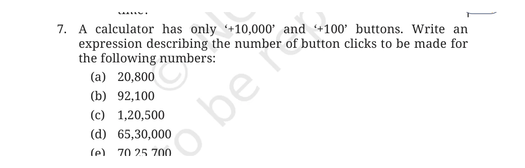 NCERT Class 7 Maths Chapter 1, solved question 65