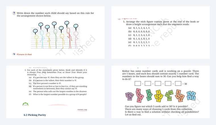 Questions from Class 7 Maths Chapter 6, Number Play