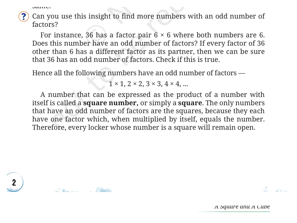 NCERT Class 8 Maths Chapter 1, solved question 2