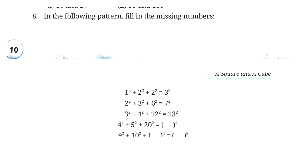 NCERT Class 8 Maths Chapter 1, solved question 17