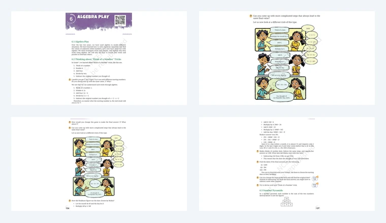 Questions from Class 8 Maths Chapter 13, Algebra Play