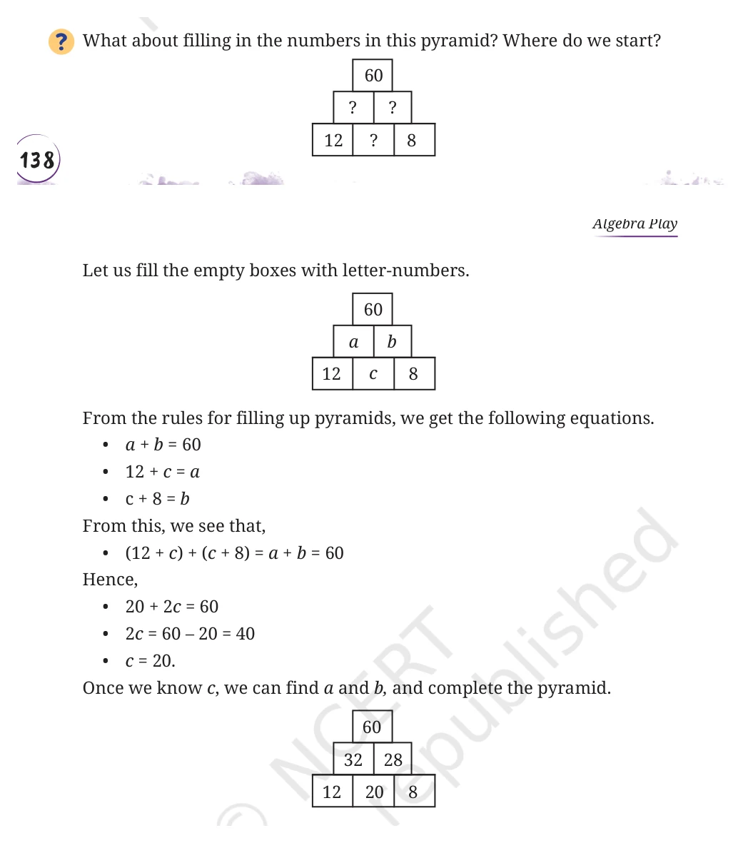 NCERT Class 8 Maths Chapter 13, solved question 8