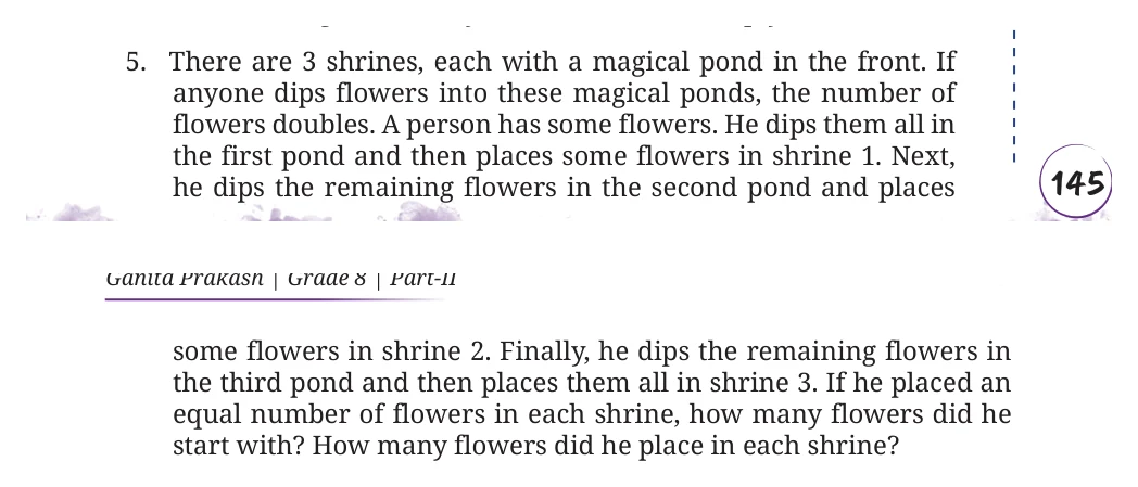 NCERT Class 8 Maths Chapter 13, solved question 27