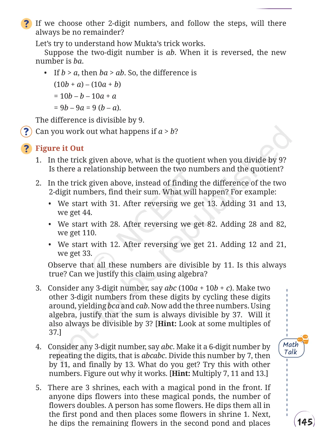 NCERT Class 8 Maths Chapter 13, solved question 27