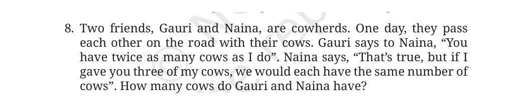 NCERT Class 8 Maths Chapter 13, solved question 30