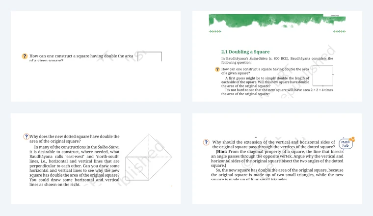 Questions from Class 8 Maths Chapter 9, The Baudhayana-Pythagoras Theorem