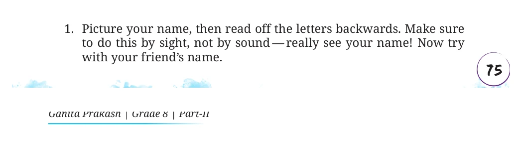 NCERT Class 8 Maths Chapter 11, solved question 10