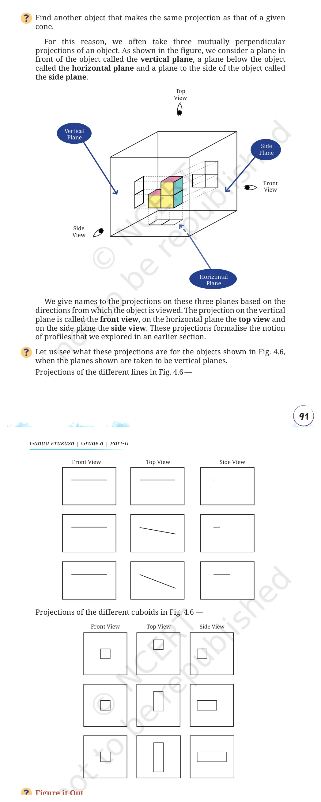 NCERT Class 8 Maths Chapter 11, solved question 45