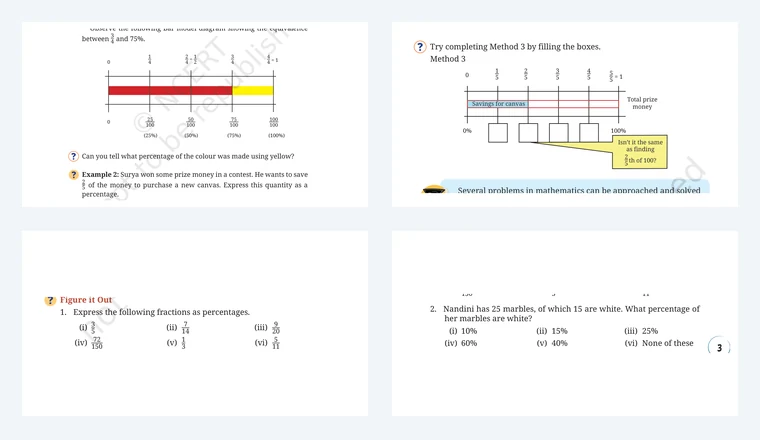 Questions from Class 8 Maths Chapter 8, Fractions in Disguise