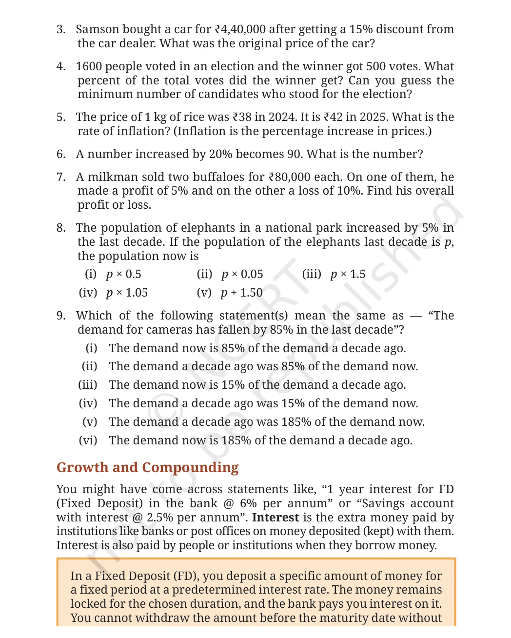 NCERT Class 8 Maths Chapter 8, solved question 36