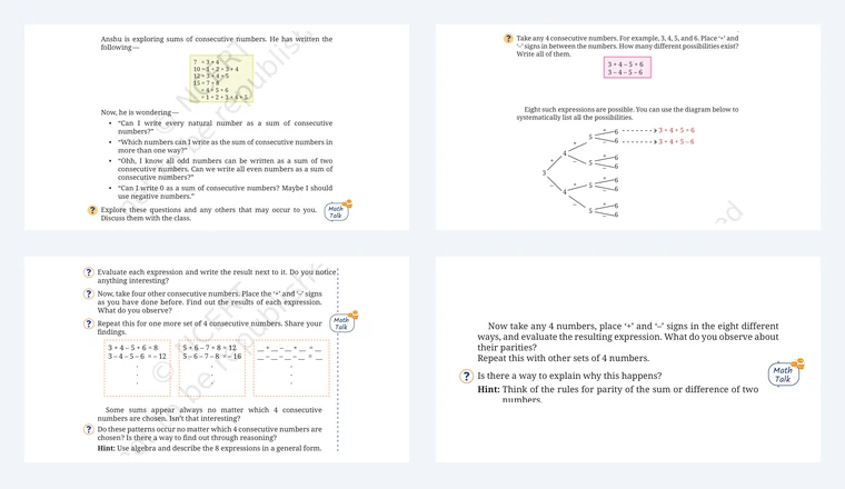 Questions from Class 8 Maths Chapter 5, Number Play
