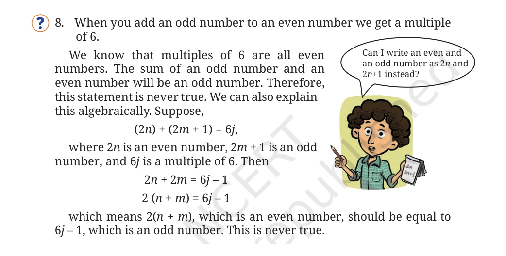 NCERT Class 8 Maths Chapter 5, solved question 20