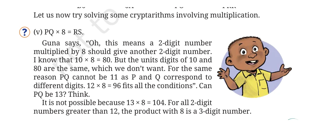 NCERT Class 8 Maths Chapter 5, solved question 58