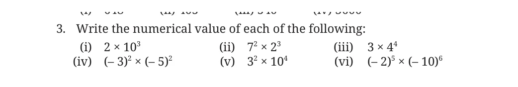 NCERT Class 8 Maths Chapter 2, solved question 6