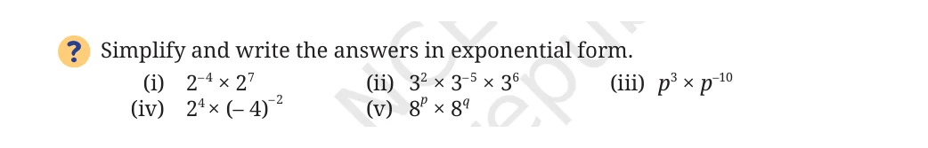 NCERT Class 8 Maths Chapter 2, solved question 18