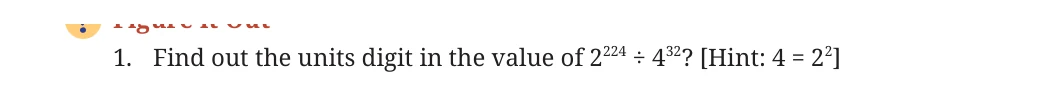 NCERT Class 8 Maths Chapter 2, solved question 30