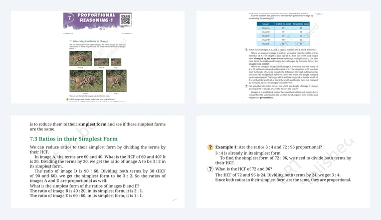 Questions from Class 8 Maths Chapter 7, Proportional Reasoning-1