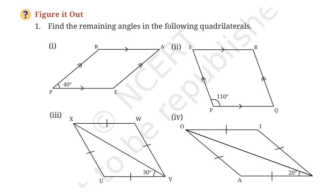 NCERT Class 8 Maths Chapter 4, solved question 43