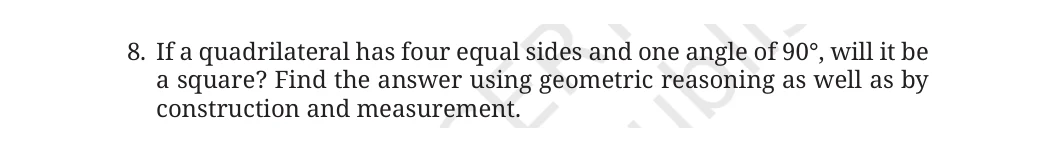 NCERT Class 8 Maths Chapter 4, solved question 61