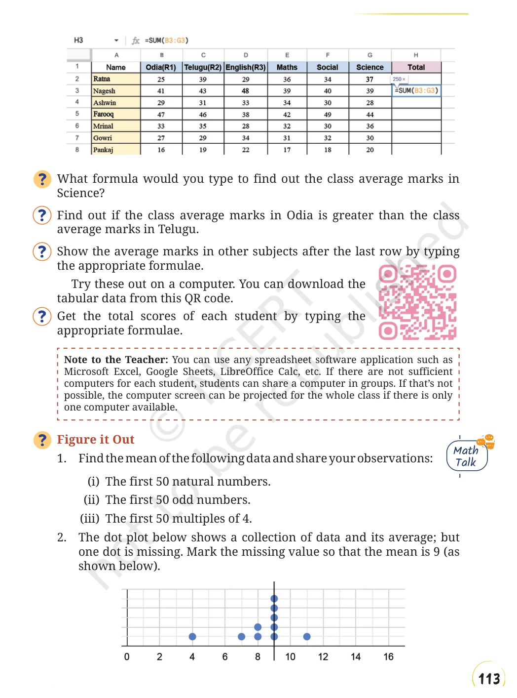 NCERT Class 8 Maths Chapter 12, solved question 13