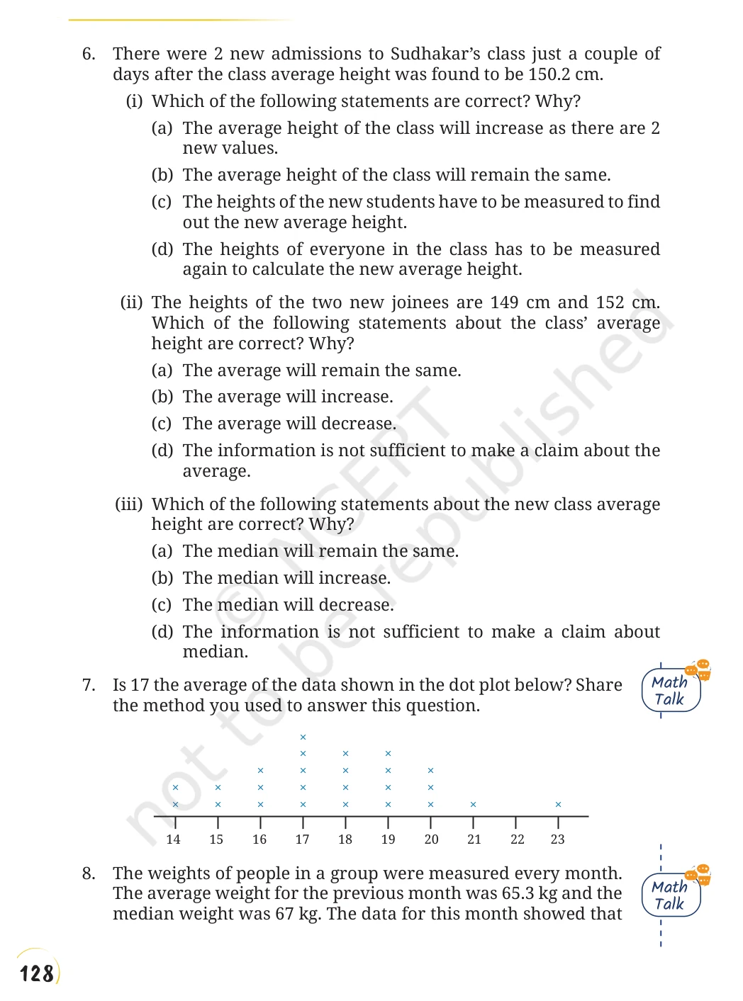 NCERT Class 8 Maths Chapter 12, solved question 39