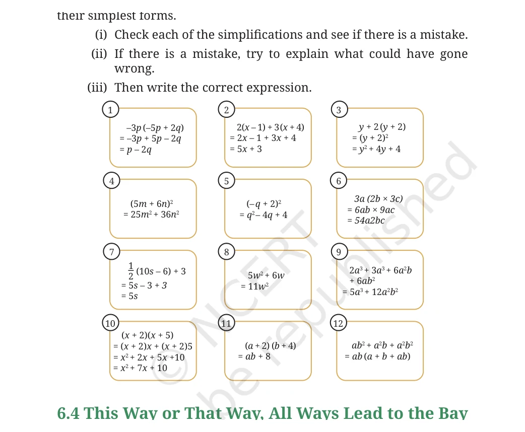 NCERT Class 8 Maths Chapter 6, solved question 38
