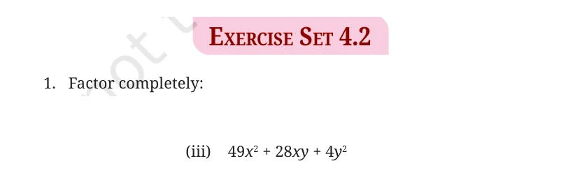 NCERT Class 9 Maths Chapter 4, solved question 17